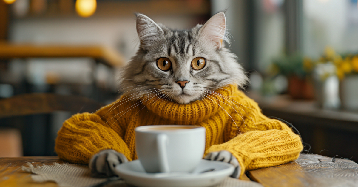 Cat-With-Cup