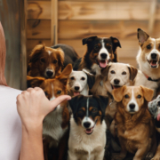 Woman-and-Dogs